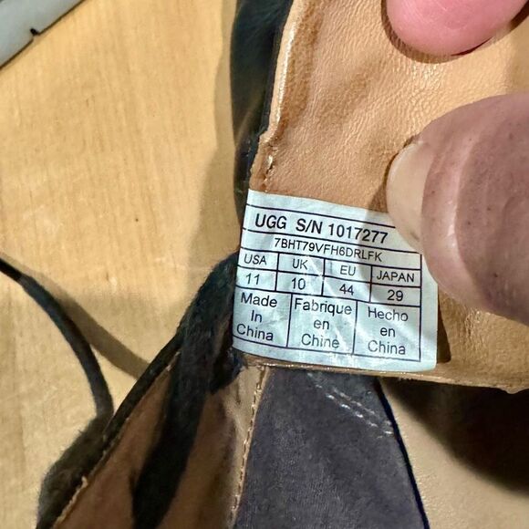 UGG Freamon Black Waterproof Chukka Boots. Size 11. - Picture 8 of 10